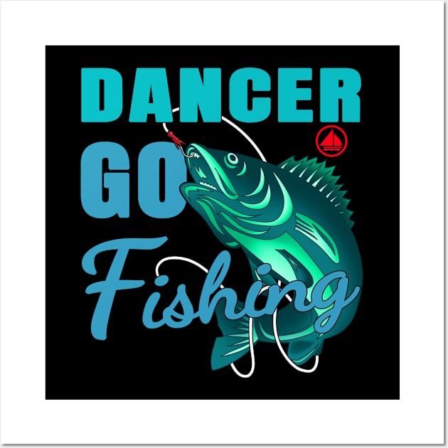 Dancer Go Fishing Wall Art by jeric020290